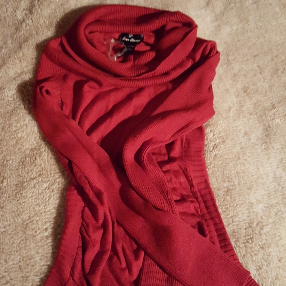 Dark red love always brand new never worn with tag